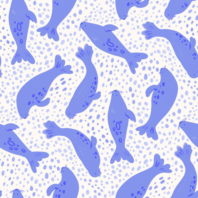Playful Seals — Off white