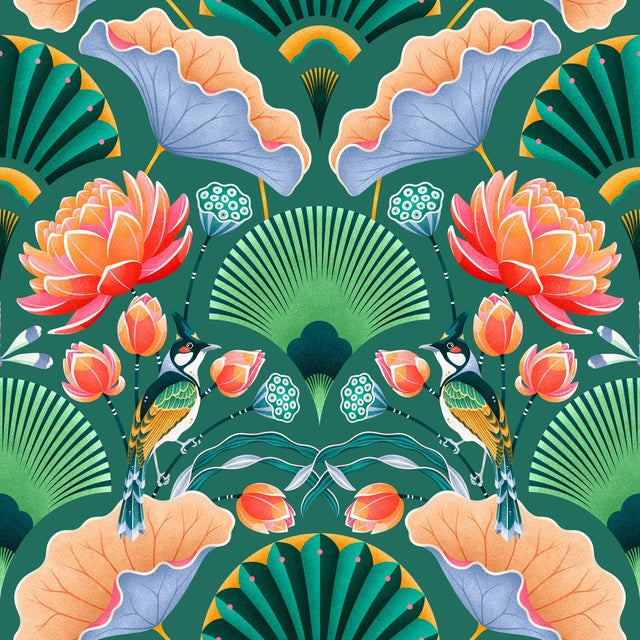 Sacred Lotus — Jungle Green