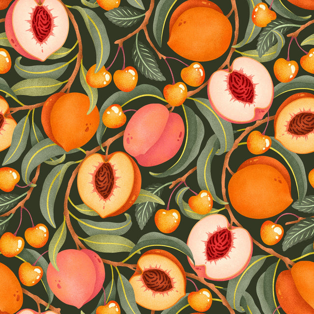 Peaches & Cherries — Spruce Green