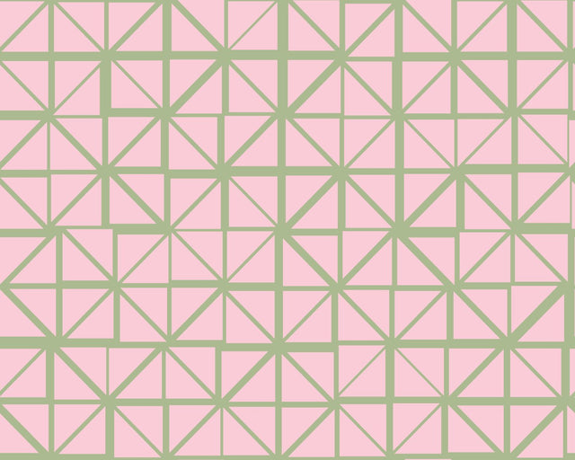 Triangle Play — Pink and Green