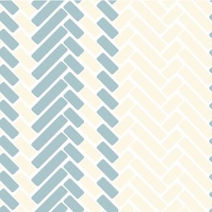 Classic Simple Ticking Stripe — Light blue
