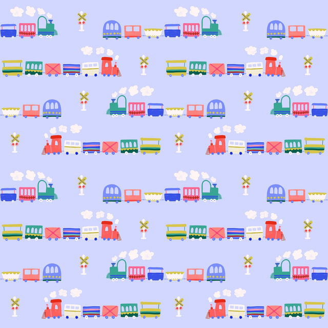 Let's Ride the Train — Blue