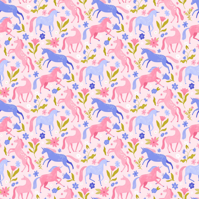 Magical Unicorns and Florals — Pink